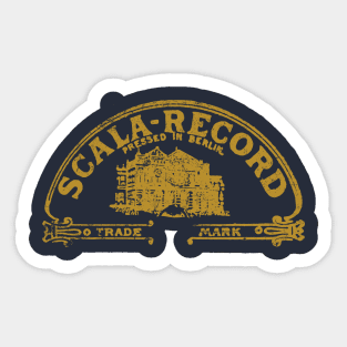 Scala Records Sticker